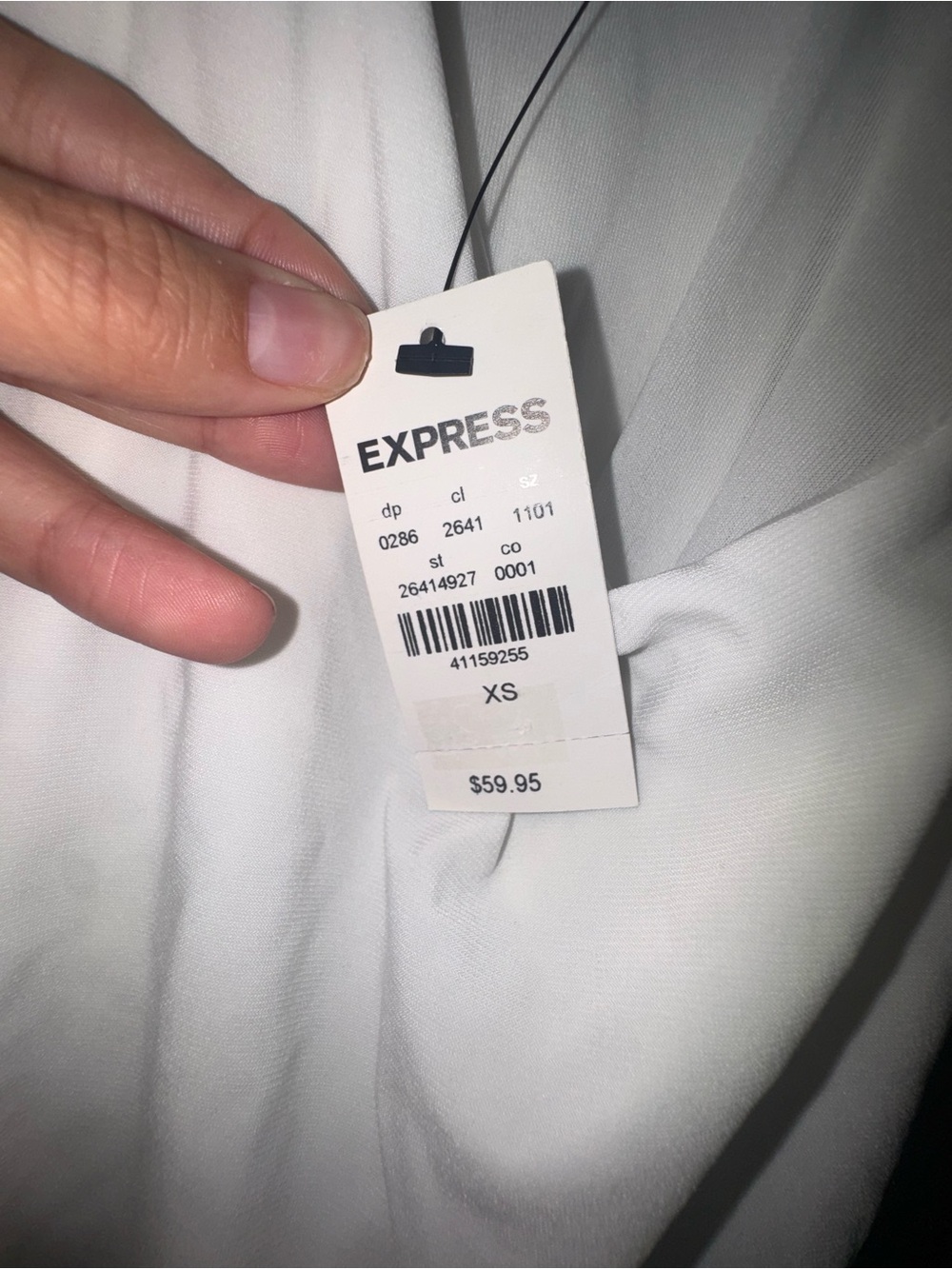 Express Women’s White Shirt - XS